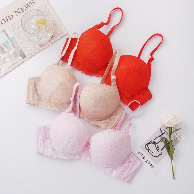 Áo ngực nữ ren nâng ngực thần thánh cúp 3/4 SPA6088SH