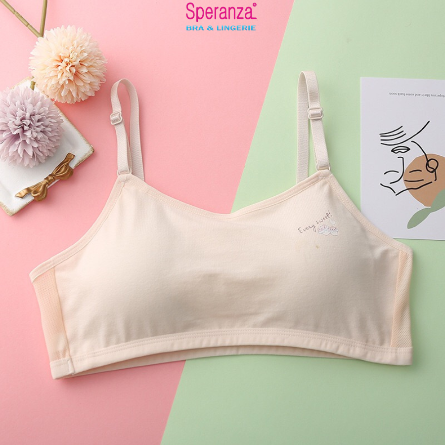 Áo Lá Nữ Sinh Speranza, Có Mút Mỏng Mềm Mại, Thoáng Mát, Bé Gái 40-45kg Mặc Vừa SPAL125SH