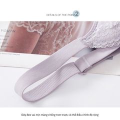Áo ngực nữ không gọng mút mỏng phối ren mềm mại speranza SPA3177SH