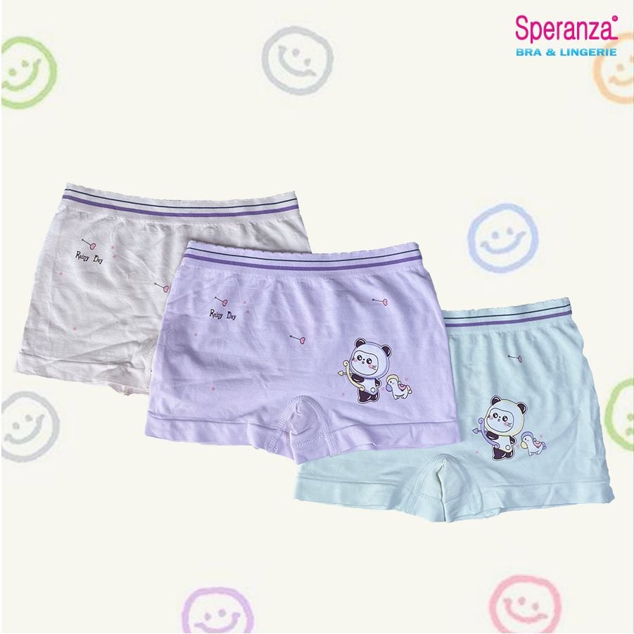 Quần lót boxer bé gái Speranza, Chất vải mềm mại, mặc thoải mái, Size từ M-XXL thoải mái lựa chọn SPQTE271SH