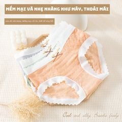 Quần lót nữ thiết kế đơn giản vải mềm nhẹ free size 45-55kg SPQ690SH