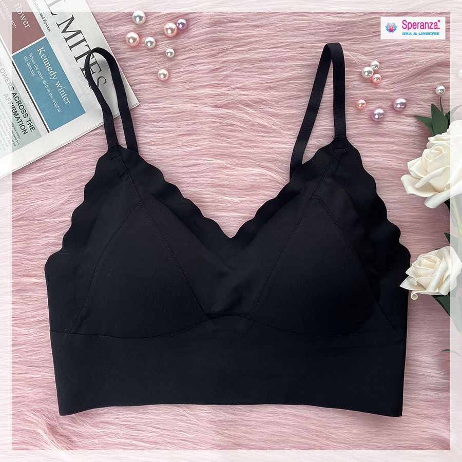 Áo bra nữ 4 dây cổ chữ v hở lưng không gọng mút rất mỏng SPAL2505SH