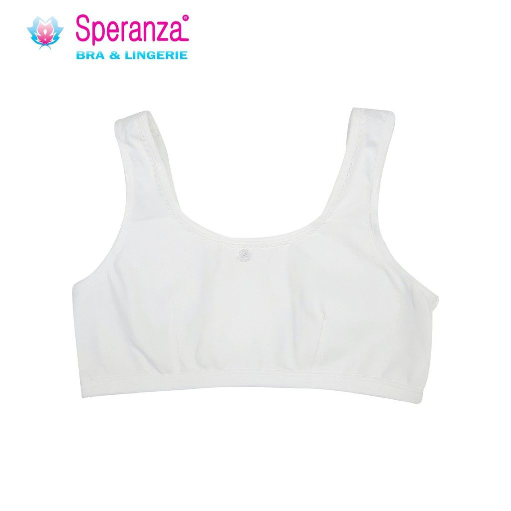 Áo Lá Nữ Sinh Speranza, vải cotton Cổ Xinh Xắn Thân Vừa, bảo vệ vòng 1 bé gái từ 12-18 tuổi  -SPAL7212SH