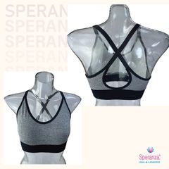 Áo Ngực Thể Thao Nữ Speranza, Bra Tập Gym - Tập Yoga Trẻ Trung, vải cotton thấm hút mồ hôi, 45-55kg mặc vừa vặn SPAT9038SH