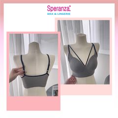 Áo bra nữ mút cao su đúc cotton dệt kim mềm thoáng mát co dãn tốt SPAL720SH