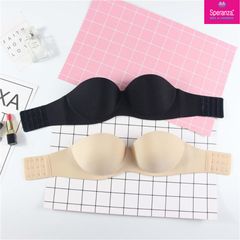 Áo ngực nữ có gọng đệm nâng ngực vải su không dây EXA813NK