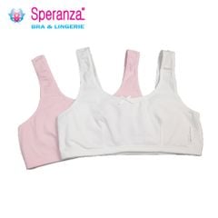 áo Lá Nữ Sinh không mút speranza, vải cotton dày, mềm mại, thấm hút mồ hôi tốt, vừa vặn thân hình bé gái 12-15 tuổi - SPAL7311SH