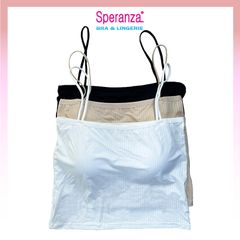 Áo Bra HaI Dây Speranza, Vải Cotton Mềm Mại Thoáng Mát, Mảnh Cup Ngực Cao Cấp SPAL666SH