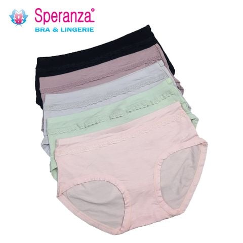 Quần Lót Nữ Cotton Speranza Cạp Vừa Duyên Dáng thoải mái, mềm mại SPQ836SH