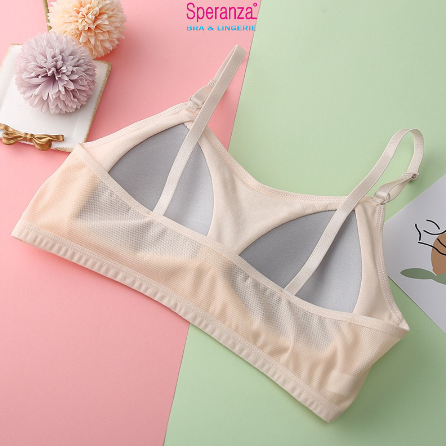 Áo Lá Nữ Sinh Speranza, Có Mút Mỏng Mềm Mại, Thoáng Mát, Bé Gái 40-45kg Mặc Vừa SPAL125SH