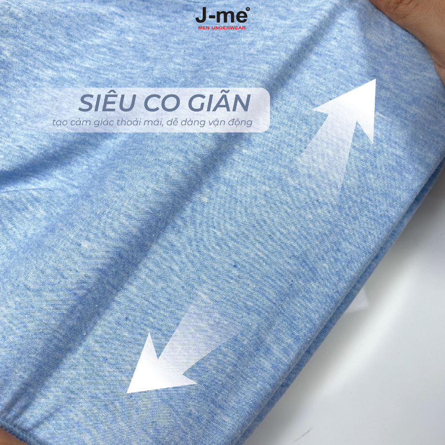 Quần boxer nam J-me, chất thun cotton mềm mại, co dãn tốt, kháng khuẩn - JM653SH