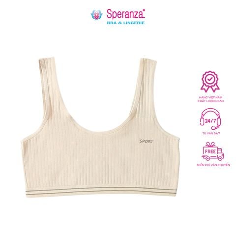 Áo Lót Nữ Sinh Speranza, vải Cotton Mềm Mịn, Thoáng Mát, Bé Gái 30-40kg Mặc Vừa SPAL6246SH