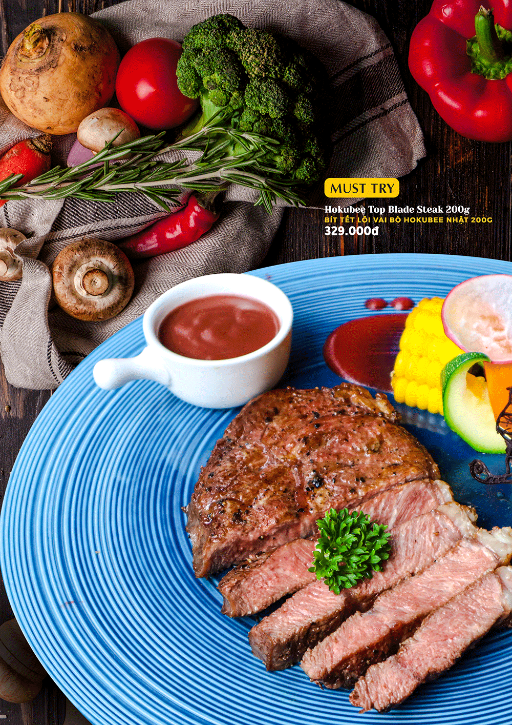  Hokubee Top Blade Steak 200g 