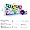  Tản nhiệt nước NZXT AIO Kraken X63 RGB WHITE 