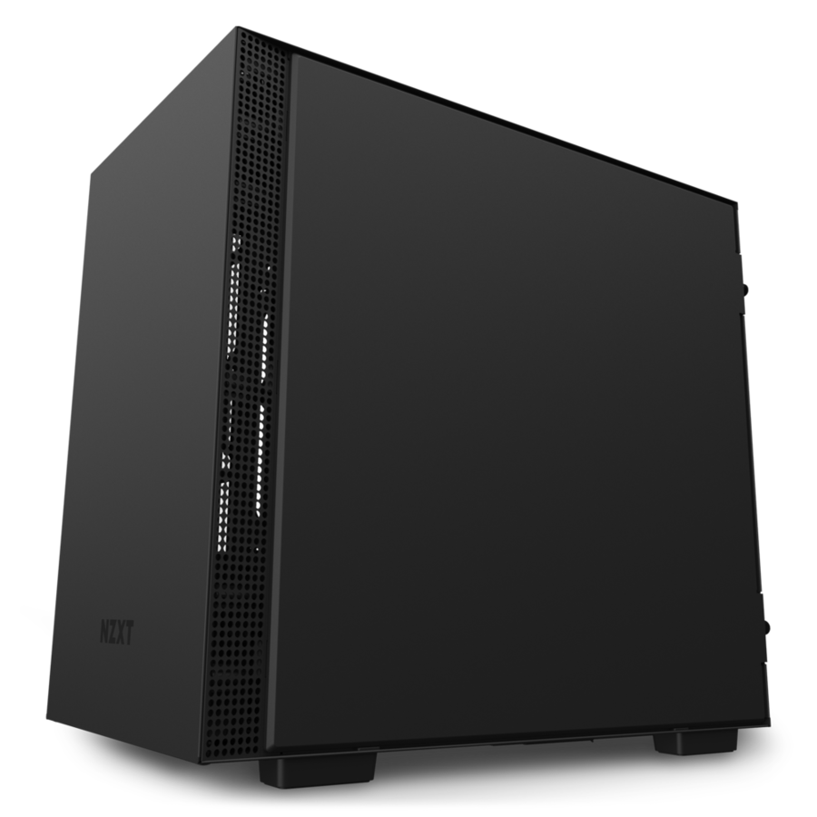 Vỏ case NZXT H210 MATTE BLACK (CA-H210B-B1) (Mini Tower/Màu Đen) 