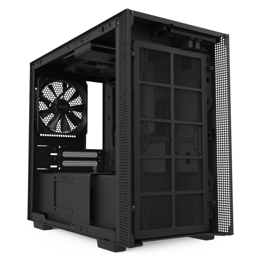  Vỏ case NZXT H210 MATTE BLACK (CA-H210B-B1) (Mini Tower/Màu Đen) 