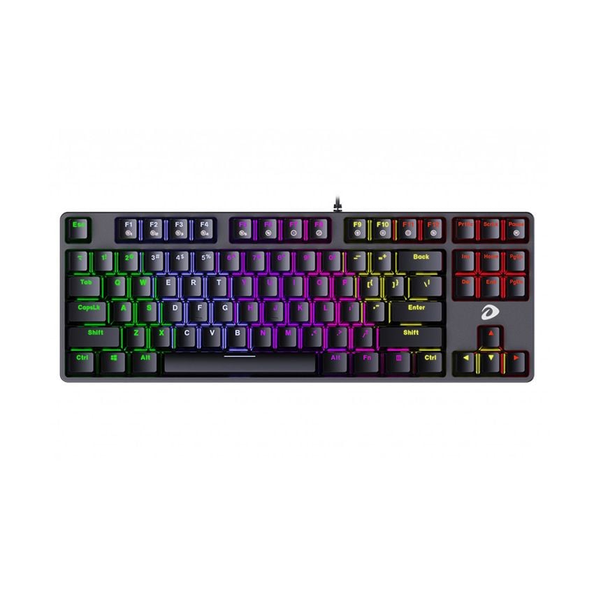  BÀN PHÍM CƠ DAREU EK87 MULTI-LED BLACK (USB/BROWN SWITCH) 