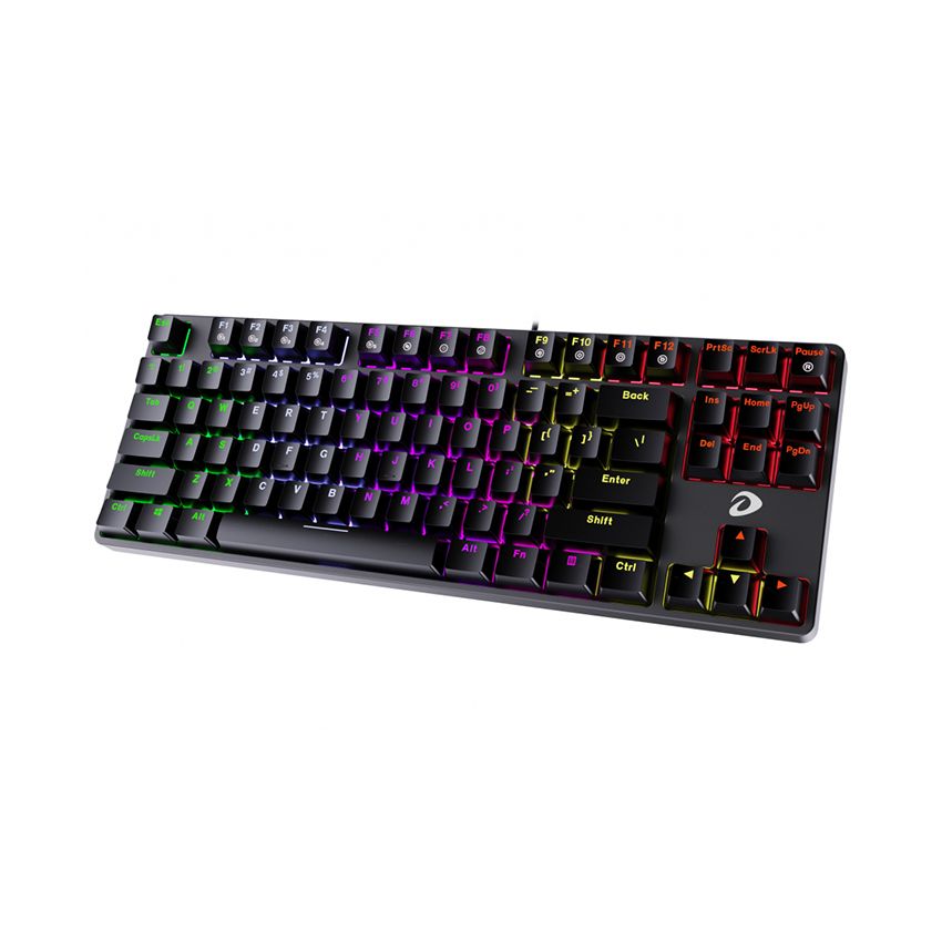  BÀN PHÍM CƠ DAREU EK87 MULTI-LED BLACK (USB/BROWN SWITCH) 