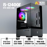  PC Gaming An Duy Com - I5 12400F/B760 D4/16GB bus 3200MHz/SSD 256GB/RTX 3060/Nguồn 650W 