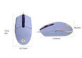  Chuột Logitech gaming G203 Lilac 