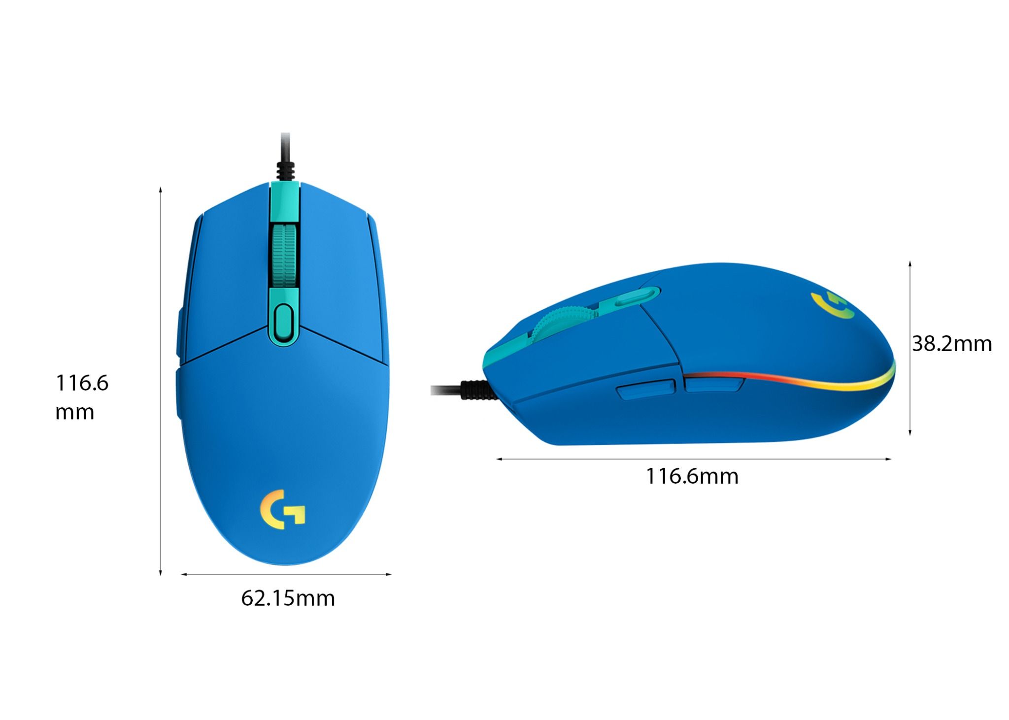  Chuột Logitech G203 Blue 