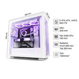  Vỏ case NZXT H7 Elite White 3 fan ARGB (CM-H71EW-02) 