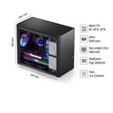  Vỏ case Jonsbo D30 Black 