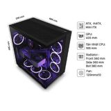  Vỏ case NZXT H9 Flow Black (CM-H91FB-01) 