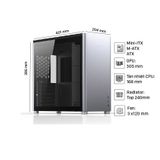  Vỏ case Jonsbo D40 Silver 