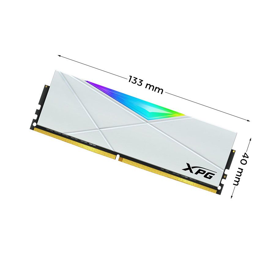  RAM ADATA XPG SPECTRIX D50 RGB WHITE (AX4U320016G16A-SW50) 16GB (1X16GB) DDR4 3200MHZ 