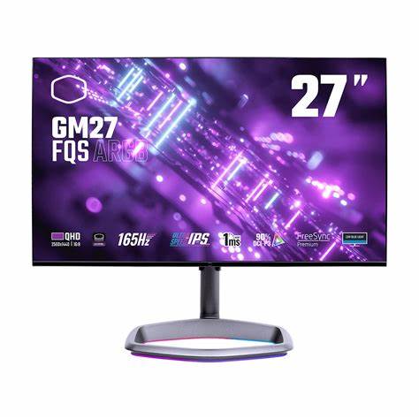  Màn hình Cooler Master GM27 FQSA QHD 2K IPS 165Hz 1ms Freesync/G-Sync Gaming (CMI-GM27-FQSA) 