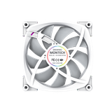  Fan case Montech RX120 PWM White 