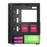  Vỏ case Montech X3 Glass Black 