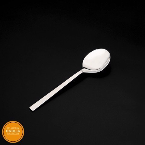 Muỗng ăn súp Inox 17cm – BST Dahlia – Luxihome