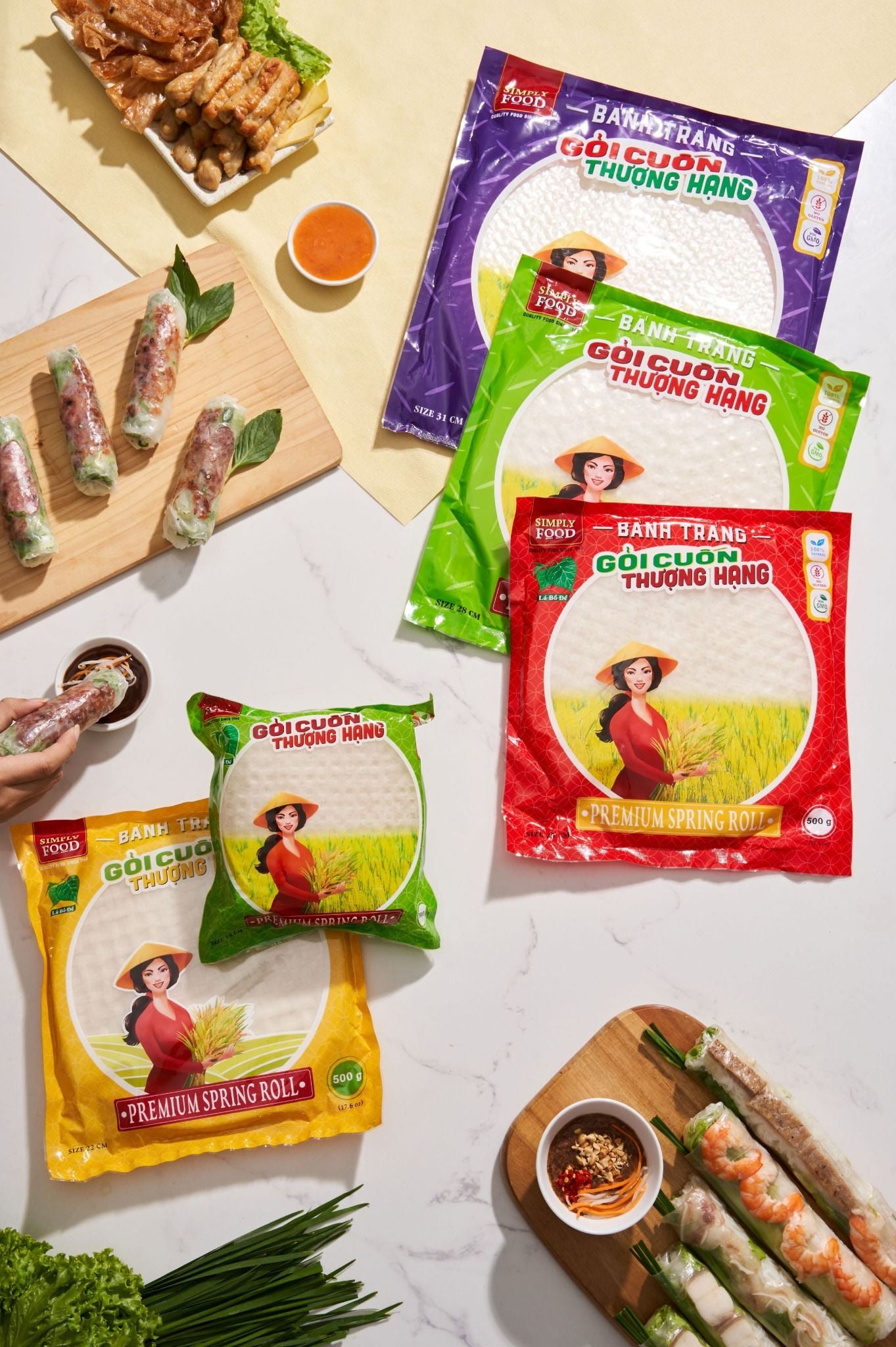  Bình Tây Food - Bánh tráng gỏi cuốn Thượng hạng 