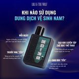  Dung dịch vệ sinh nam giới Loli The Wolf Hương Thơm Nam Tính Chai 80ml - Hương gỗ Original 