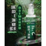  Dung dịch vệ sinh nam giới Loli The Wolf Hương Thơm Nam Tính Chai 150ml - Bạc hà 