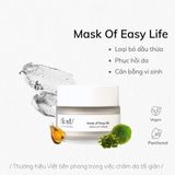  Mặt nạ đất sét tảo biển Li:st Mask of Easy Life 30g - Mặt nạ cân bằng dầu, phục hồi da, làm dịu, cân bằng hệ vi sinh trên da 