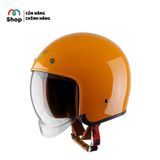  ROYAL- Mũ bảo hiểm 3/4 M139 - Trơn - Kính âm 