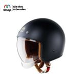  ROYAL- Mũ bảo hiểm 3/4 M139 - Trơn - Kính âm 