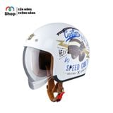  ROYAL- Mũ bảo hiểm 3/4 M139 kính âm design 