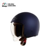  ROYAL- Mũ bảo hiểm 3/4 M139 - Trơn - Kính âm 