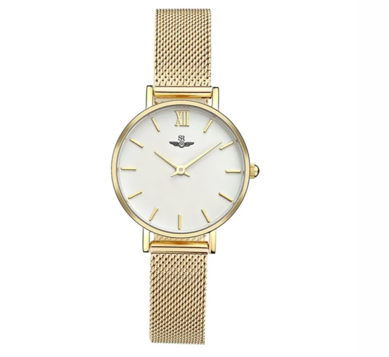  Đồng hồ nữ thời trang SRWatch - dây kim loại màu vàng - mặt đồng hồ 28mm SL1085.1402 