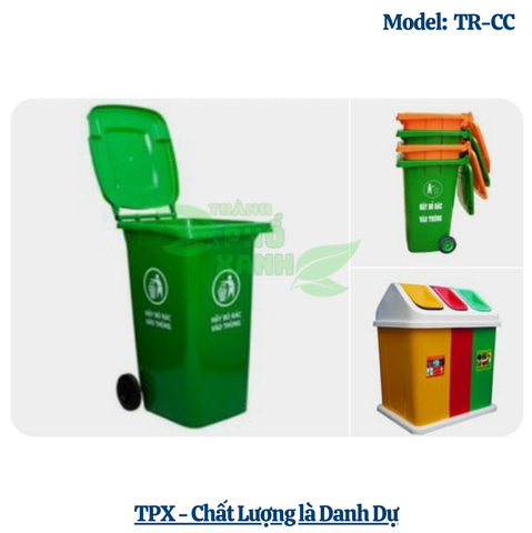  Thùng Rác Nhựa Composite - TPX 