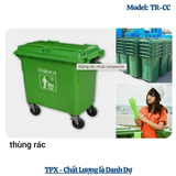  Thùng Rác Nhựa Composite - TPX 