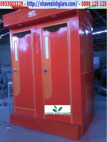  Nhà vệ sinh di động Composite VS.2C (2 buồng) - TPX: Giải pháp tiện lợi cho mọi công trình 