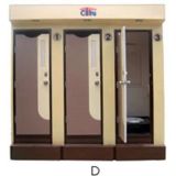  Nhà Vệ Sinh Di Động Composite VS.3C (3 Buồng) & VS.3A - VIP 3 Buồng 