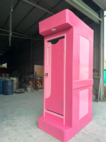  Nhà Vệ Sinh Composite màu hồng 