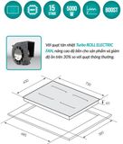 Bếp từ 2 vùng nấu GrandX GX IP676SE