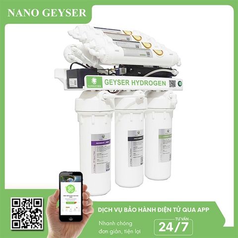 Máy lọc nước Geyser Nano RO 9 cấp độ lọc- 2 nguồn nước NANO và RO